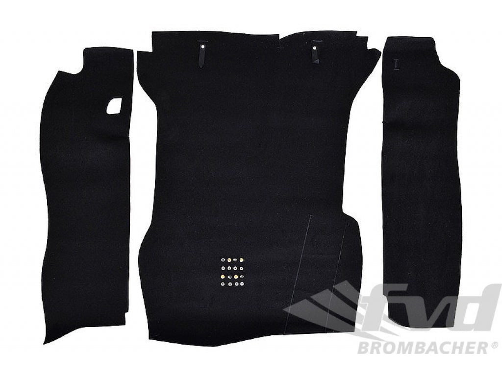 Trunk carpet set 66-73 velour black