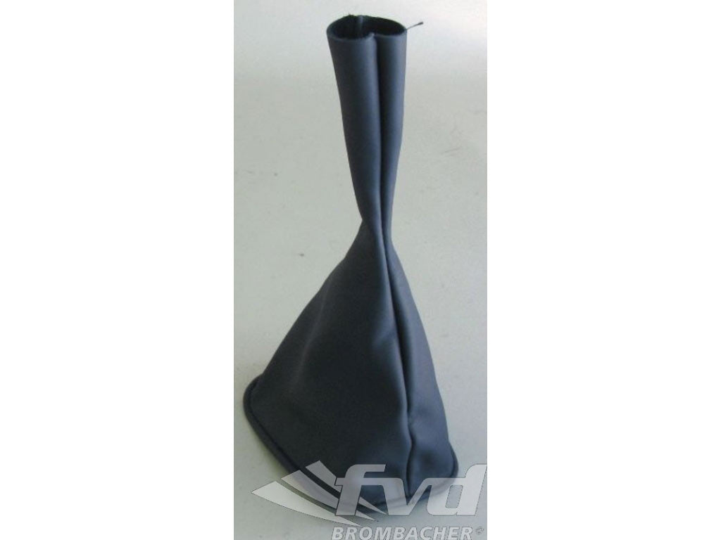 shift boot leather cobaltblue without knob