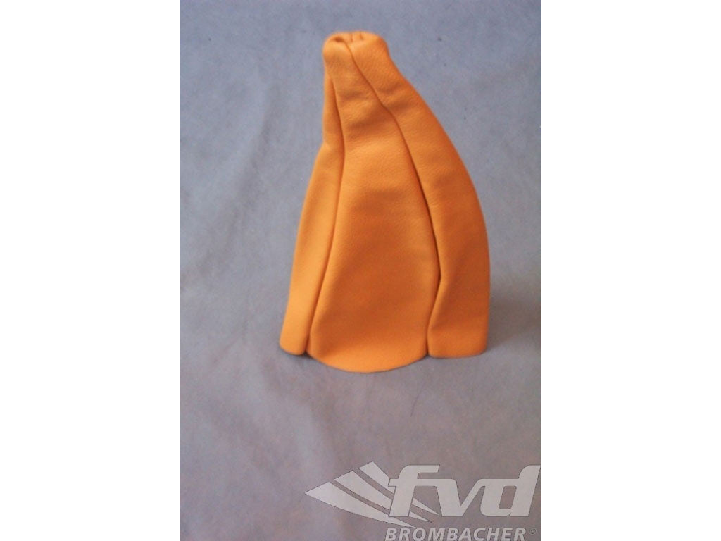 Shift boot leather 911, 72-86 ocker without gear knob