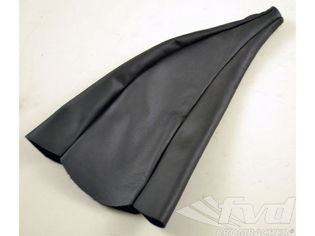 shift boot black leather 911, 72 -86 without knob