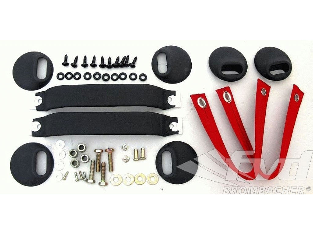 Installationskit for RS-inner door panel kit door straps Guards Red