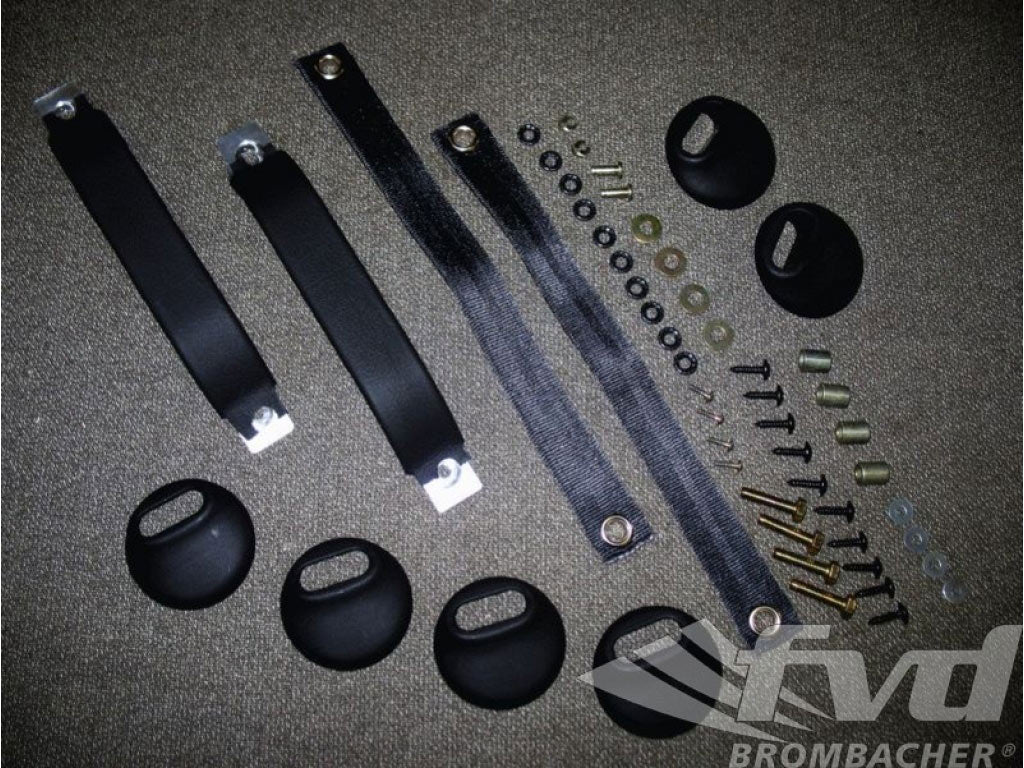 Installation kit for RS-inner door panel kit door straps black