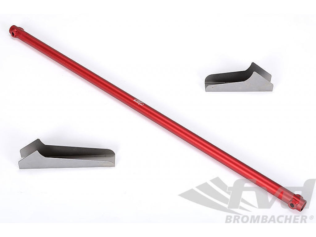 Strut Brace 911 / 930 1965-89 - Front - Weld In - Red - RSR Style