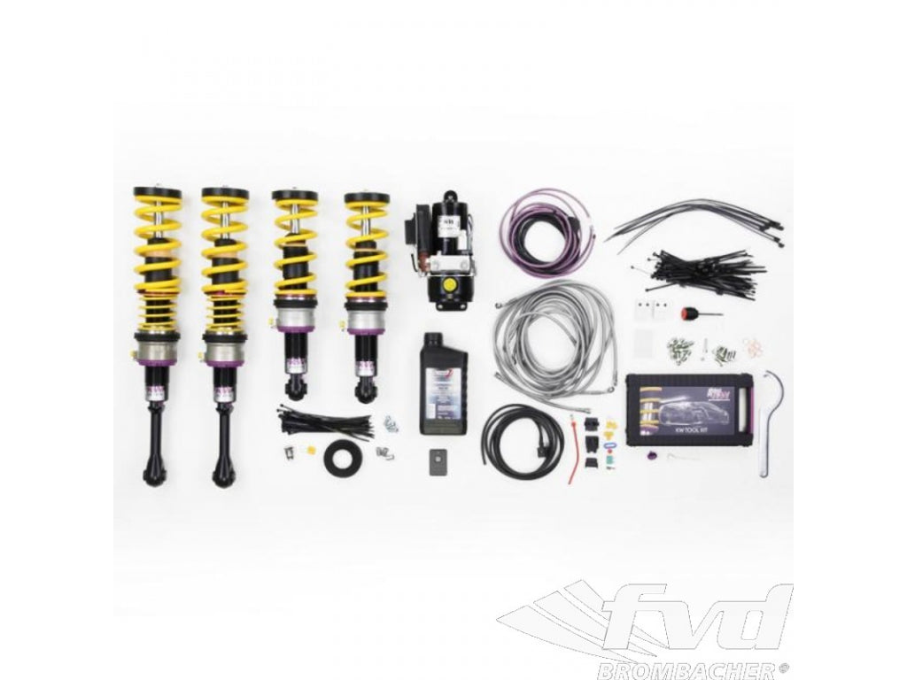 980 Race suspension KW with HLS 4 hydraulic lift system