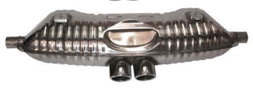 Dansk Stainless Steel Exhaust, 1997-04 Boxster Pressed Sport