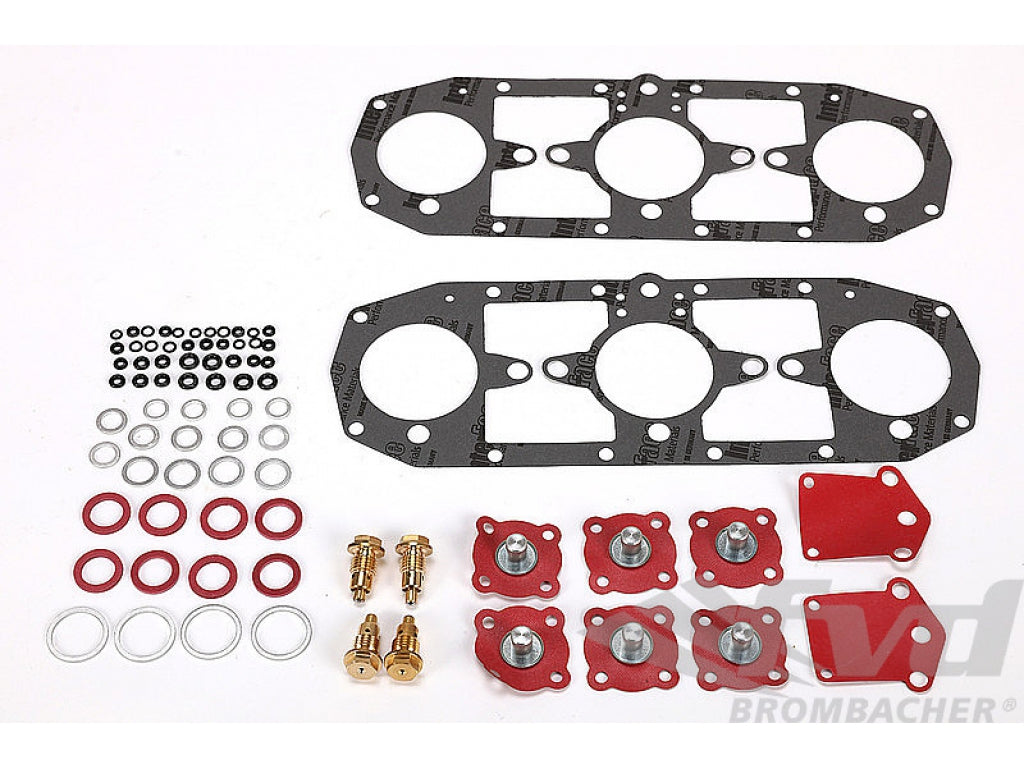 Carburetor Gasket Set - Zenith 40 TIN - Includes Right and Left Side with Hardware