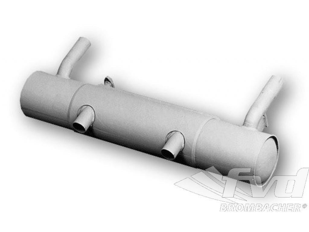 Exhaust muffler Painted steel 356 A 1,6L