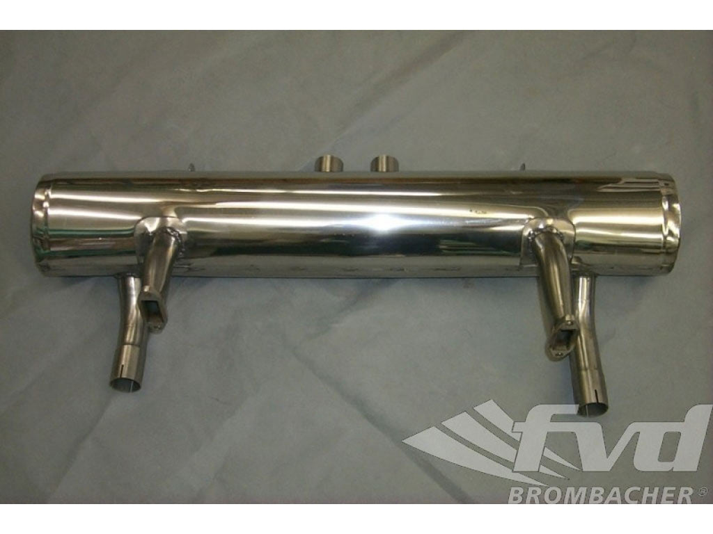 call for availability - Exhaust muffler stainless steel 356 B/C, 912 export USA