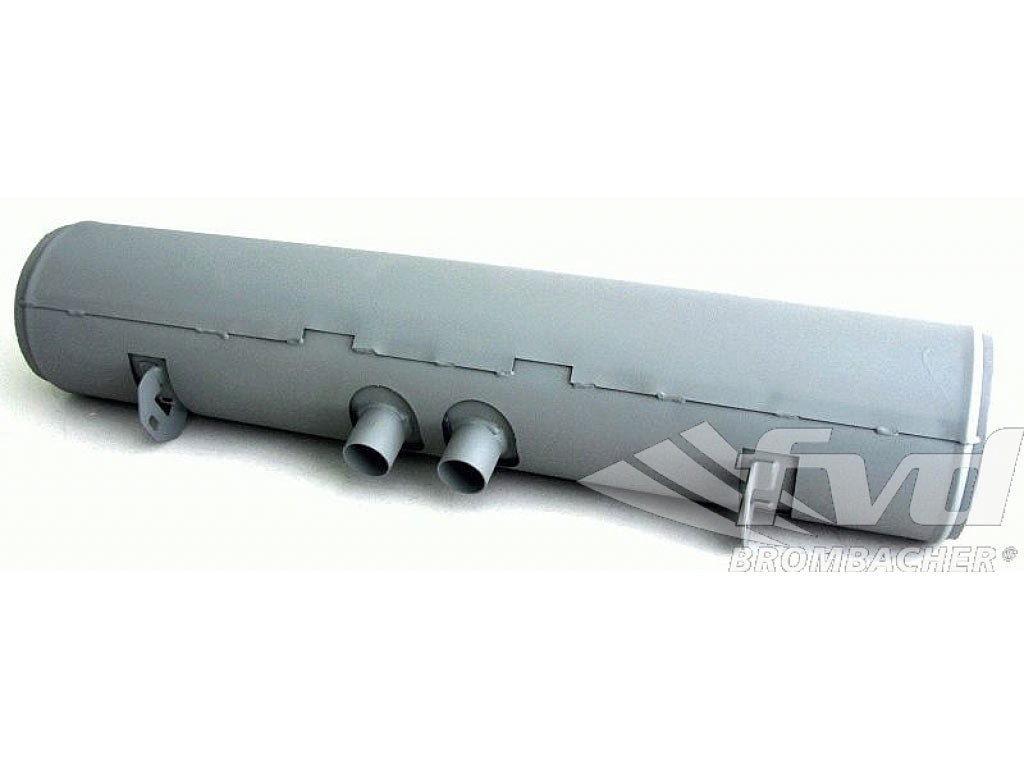 Exhaust muffler Painted steel 356 B Model T6 Europe, 356 C Europe, 912 Europa