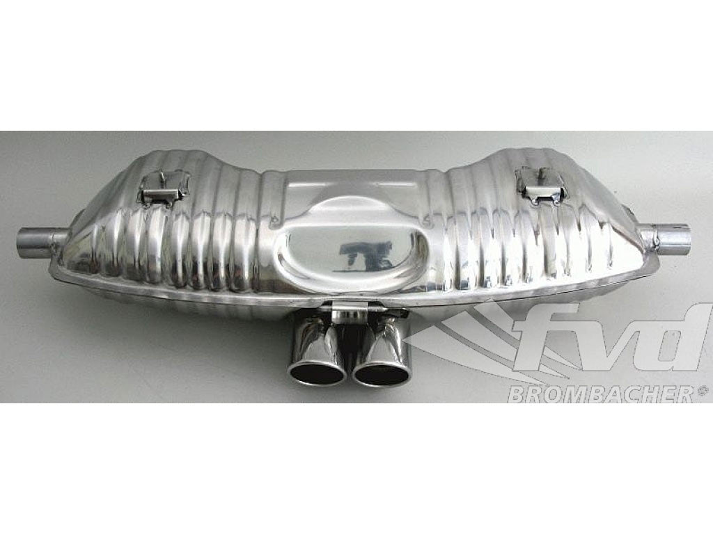 Sportmuffler Boxster 2,7/3,2l endpipes 2 x 76mm round TUV