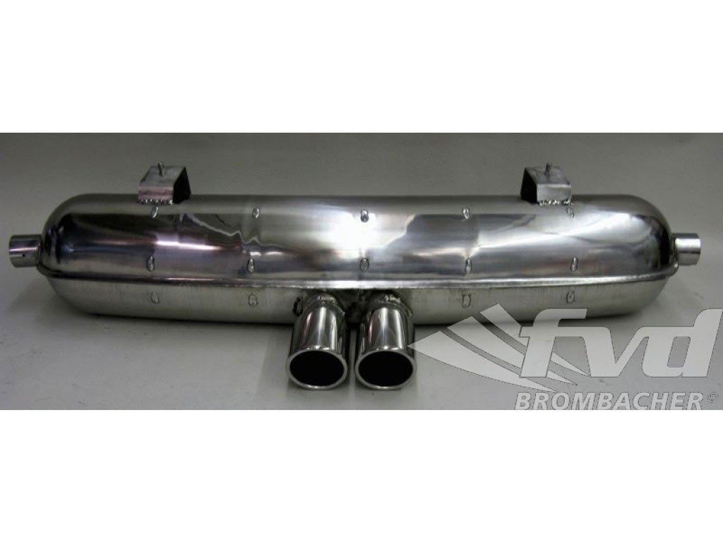 Sport Muffler 2.7/3.2 Boxster with Dual 2x76mm Tips