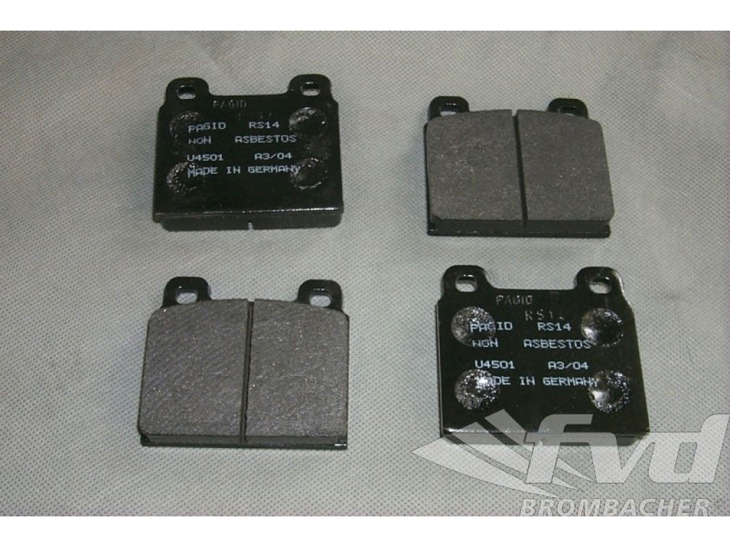 PAGID Racing Brake Pads - black 911 74-89