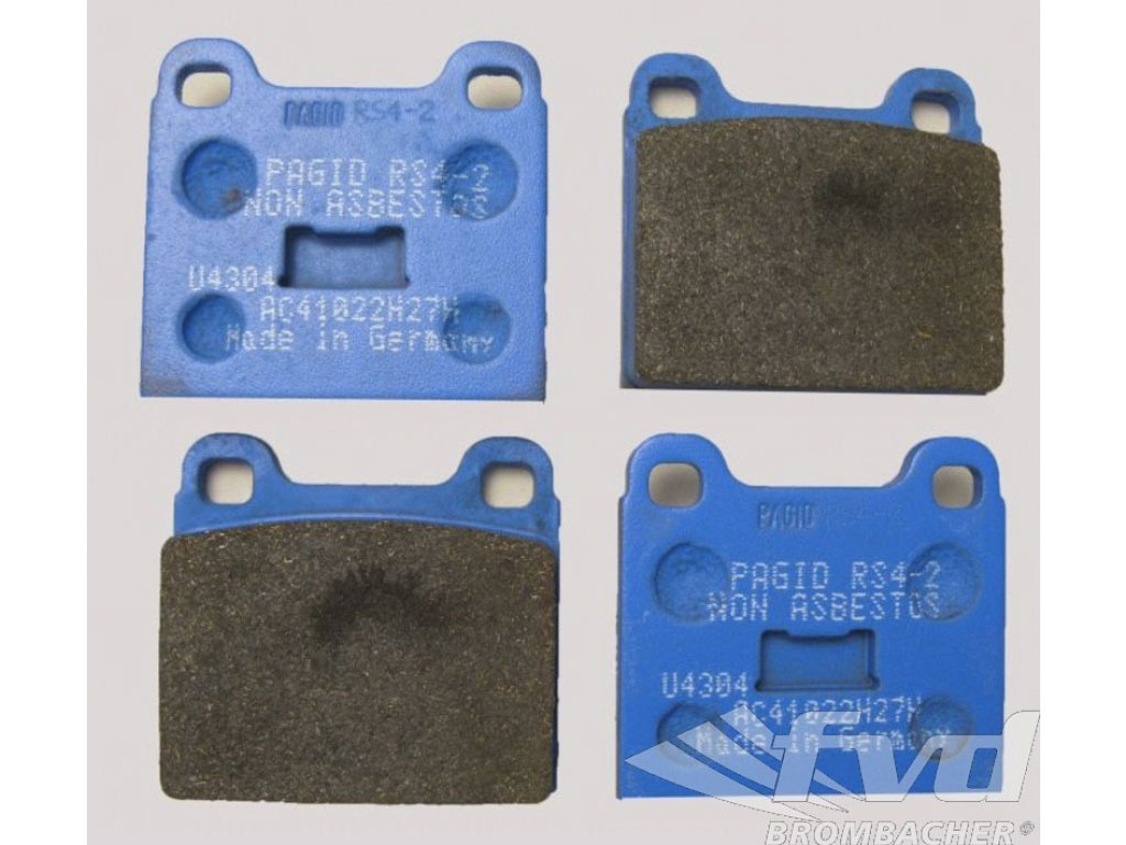 PAGID Racing Brake Pads - blue 911 -89