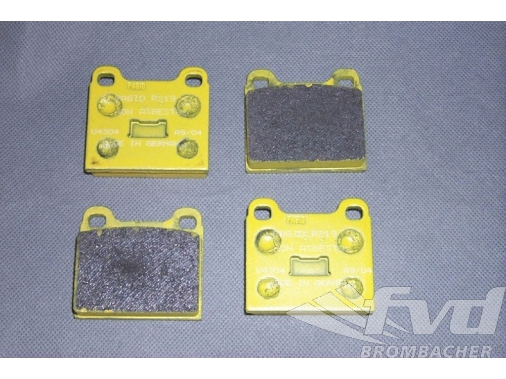 PAGID Racing Brake Pads - yellow 911 -89