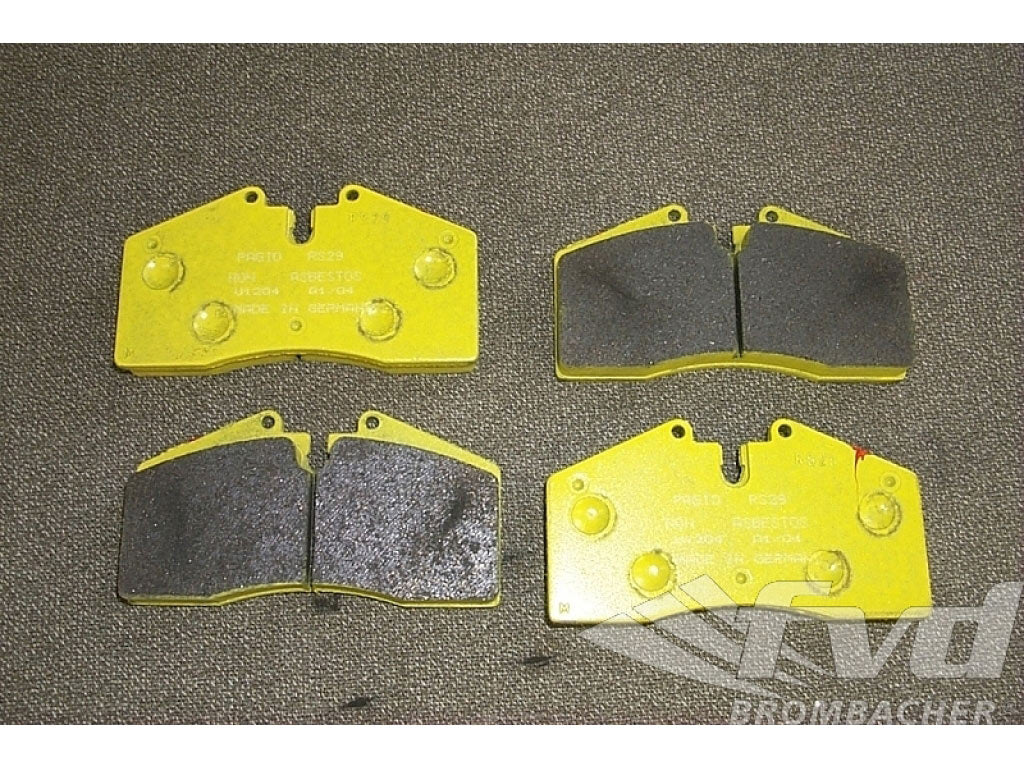 PAGID Racing Brake Pads - yellow