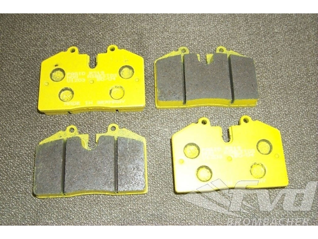PAGID Racing Brake Pads front/rear - yellow E12 031 901 0