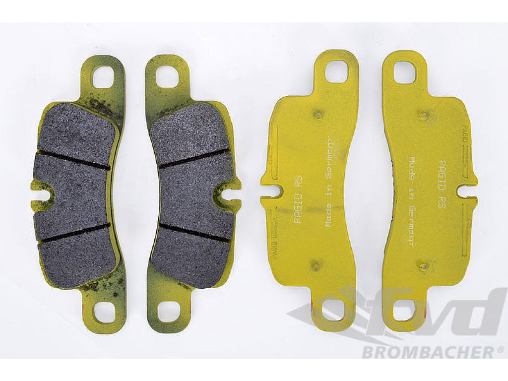 PAGID Racing Brake Pads - Yellow rear (16,3mm)
