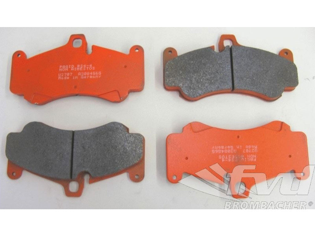 PAGID Racing Brake Pads - orange for 6- piston brake system