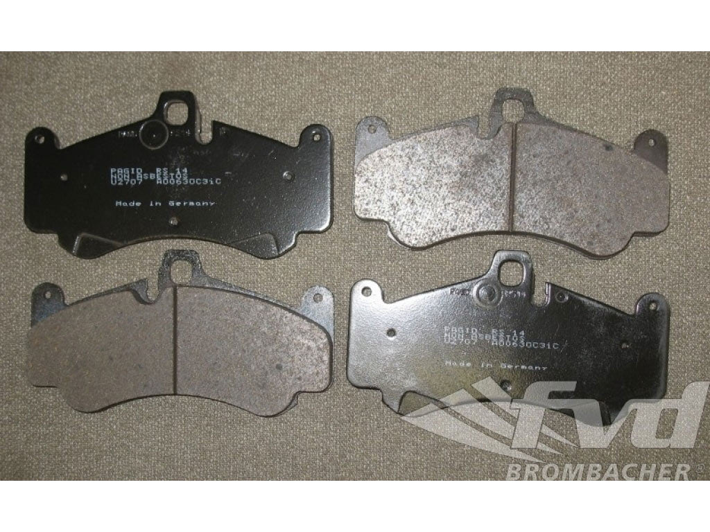 PAGID Racing Brake Pads - black for 6 piston brakes
