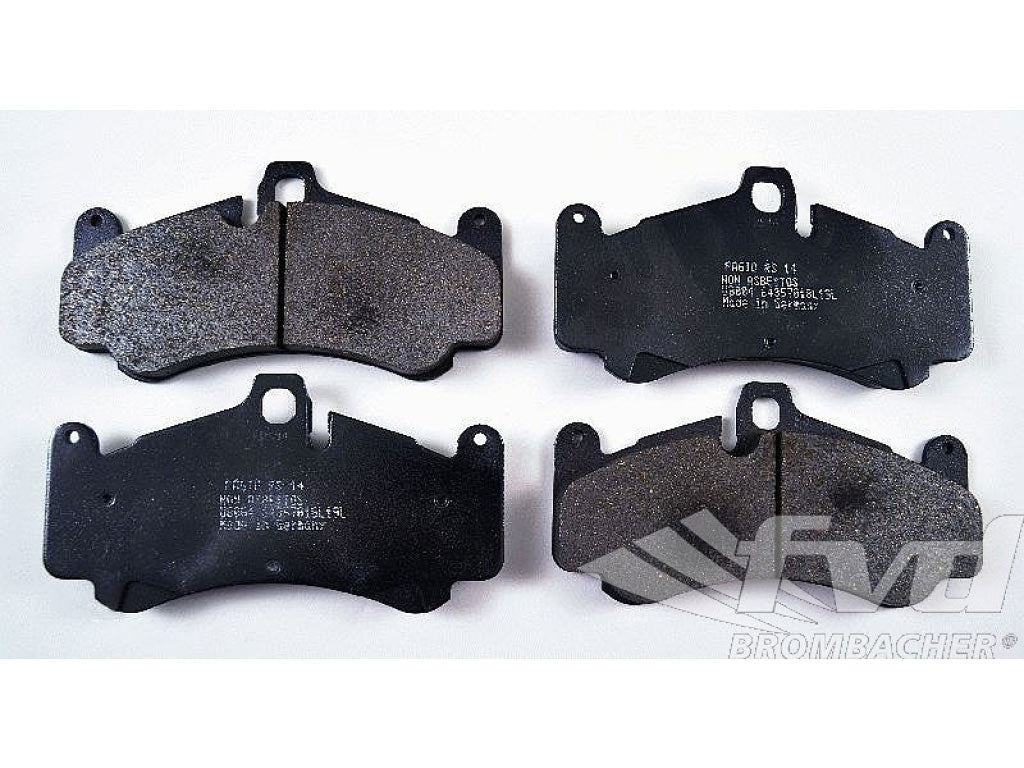 997 Turbo,GT3 Cup 06 PAGID Racing Brake Pads - black Front