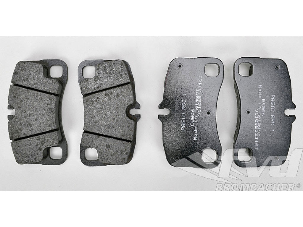 PAGID Racing Brake Pads GT3 / GT3 RS, 997 Turbo rear for PCCB