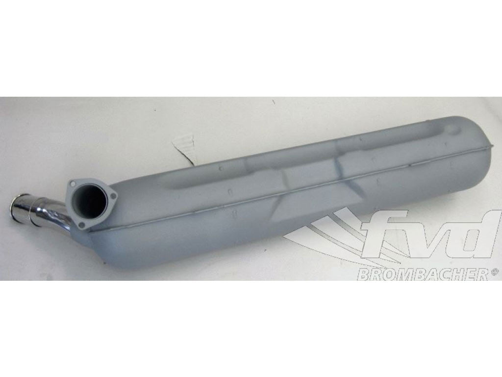 Muffler 2.7,3.0,3.2 76-89 SS (2x in/ 1 x out 60 mm)