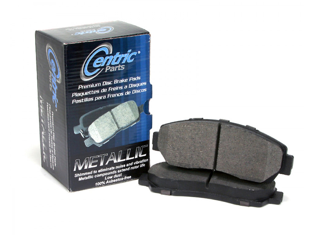 Centric Premium Semi Metallic Brake Pads with Shims Rear