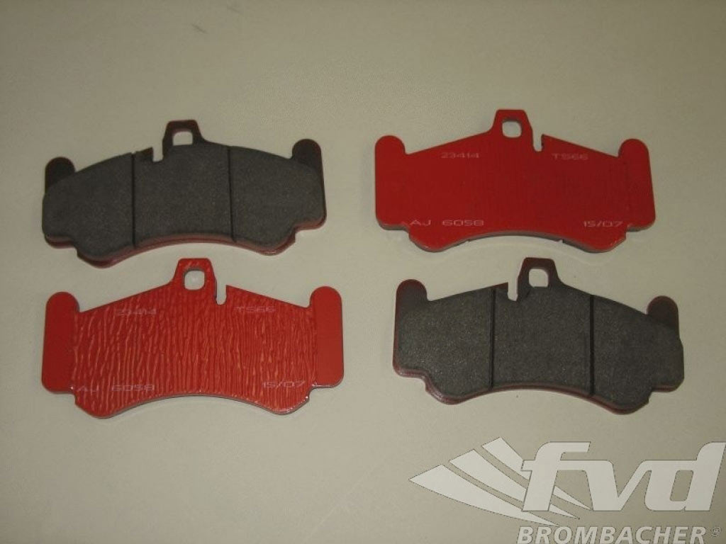 Racing brake pads TS66 red for 6 piston brake system