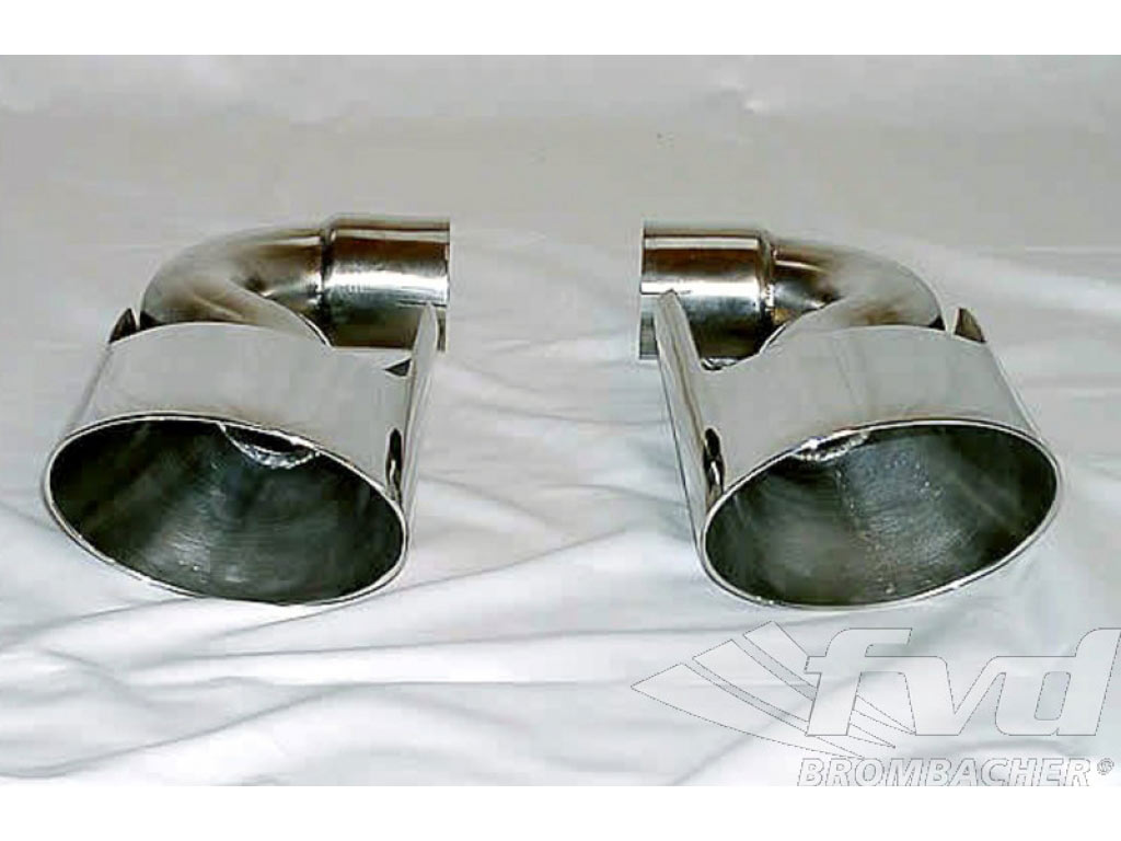 Endpipes cayenne S 150x120mm 2x (TUV approved)