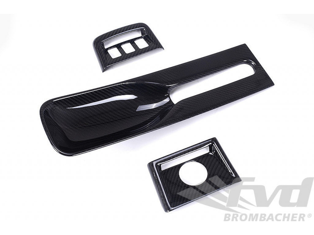 Center Console Set 964 C2 - Carbon Overlay