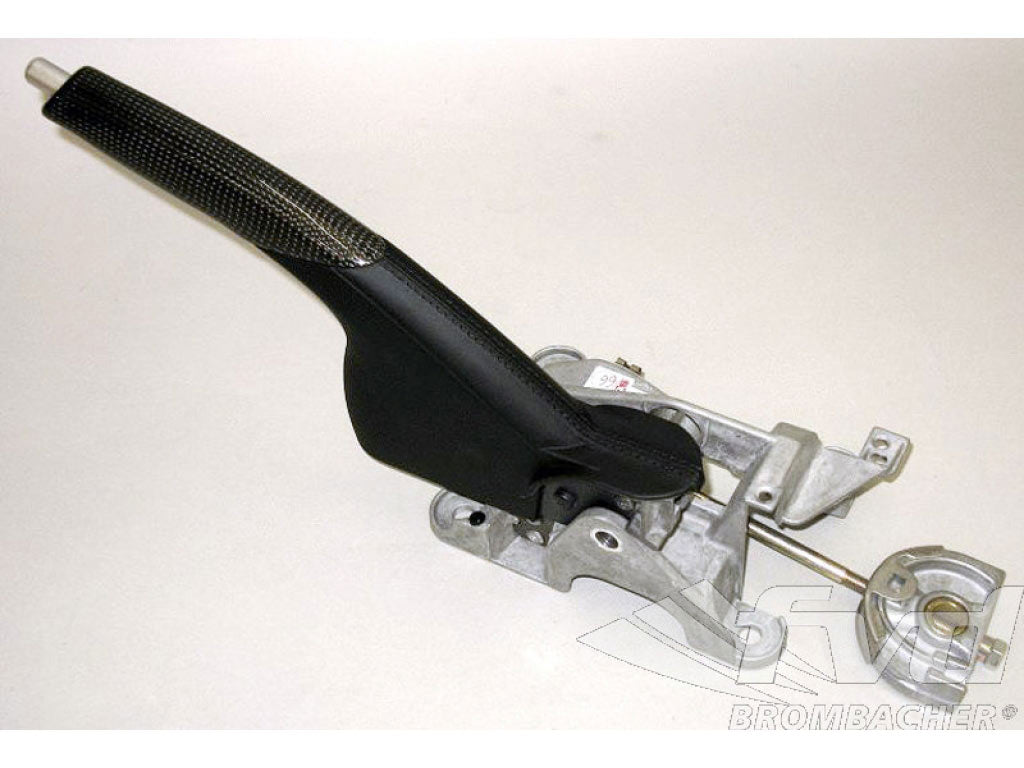 hand brake lever Carbon/leather black