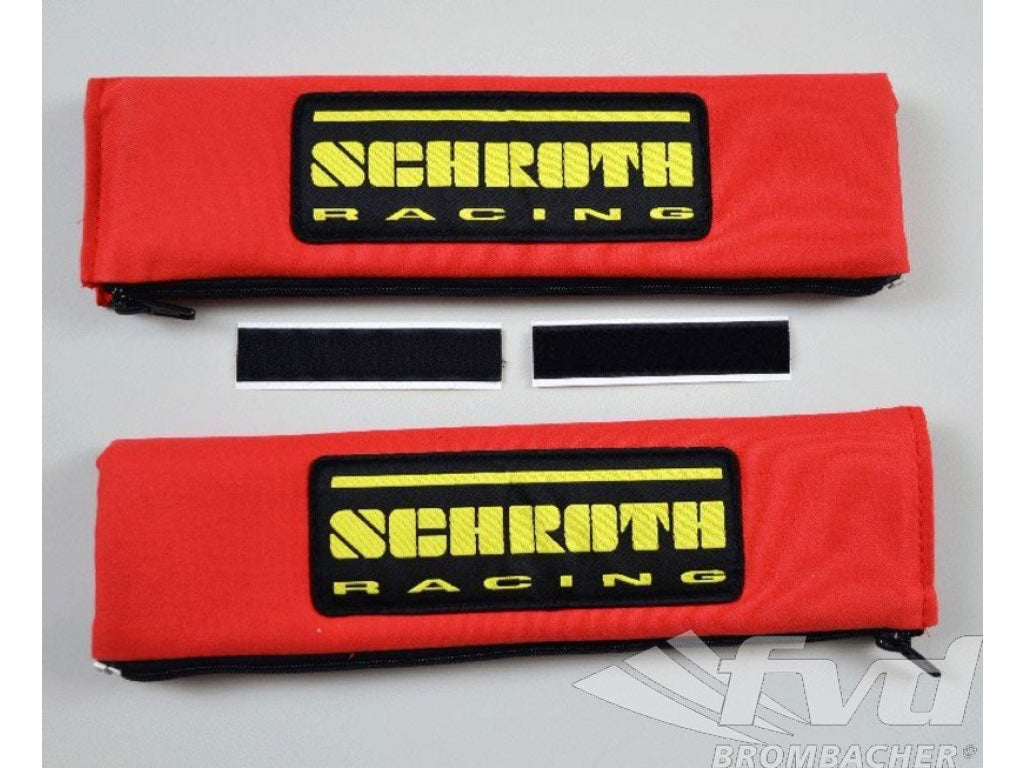 Schroth Shoulder strap cushion set 76mm red