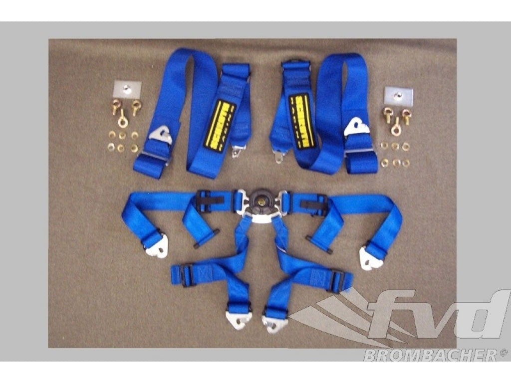 Schroth 6 point belt profi 2-6 75/50mm blue