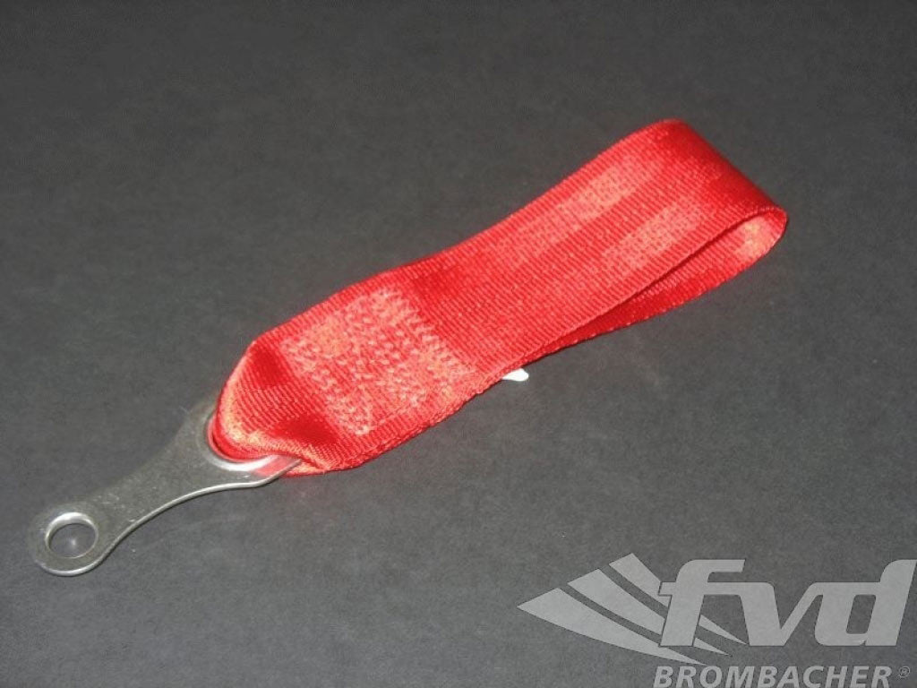 Tow Strap Red (DMSB) red (10cm) fpr screw 7/16 (12mm)