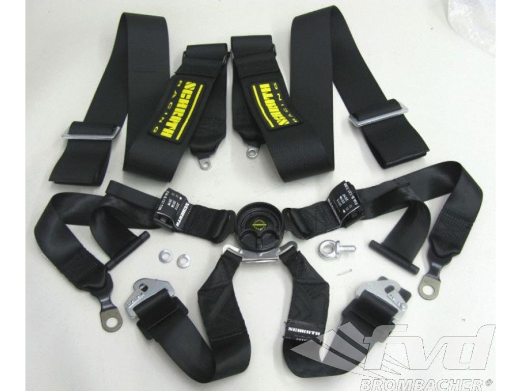 Schroth 6 point belt GT3 - BLACK - with and without Hans system