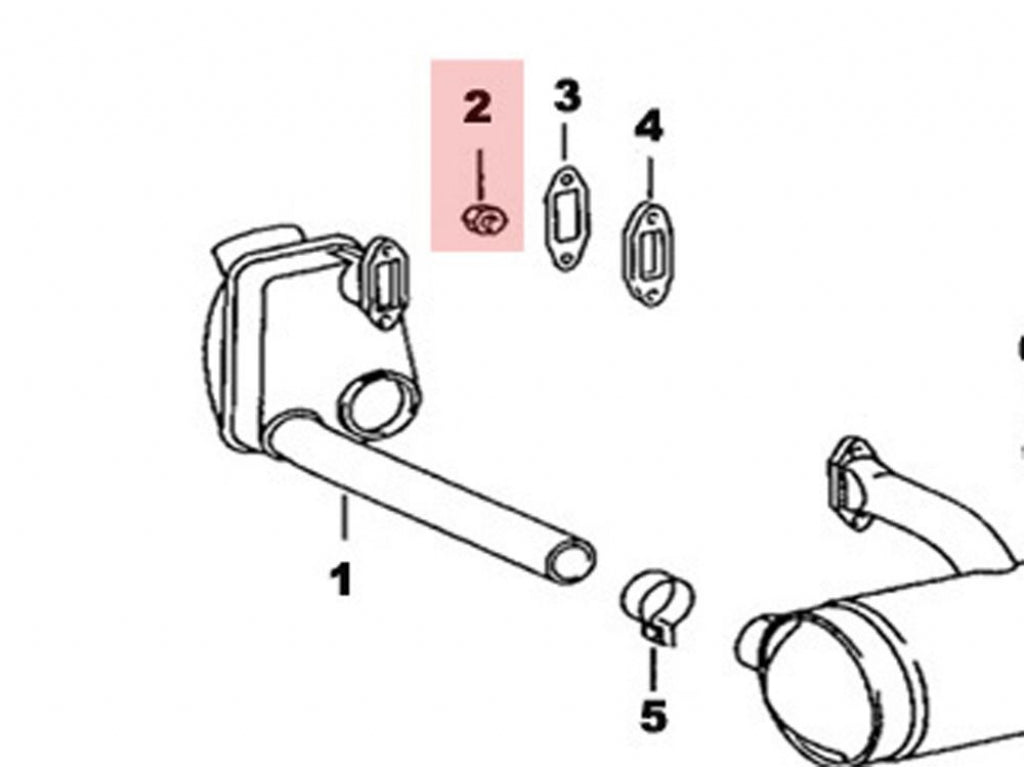 12MM ATF Hex Nut Used at exhaust flanges at head, timing cover (3RD piece of Case), and Carburetor to Manifold flanges