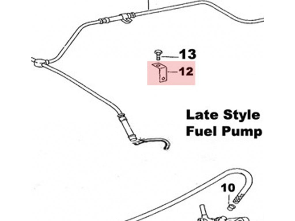 Support Bracket Fuel line support bracket
