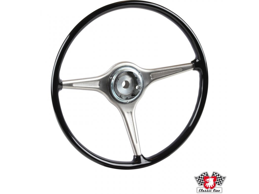Steering wheel, black, ÿ420 mm (16.5