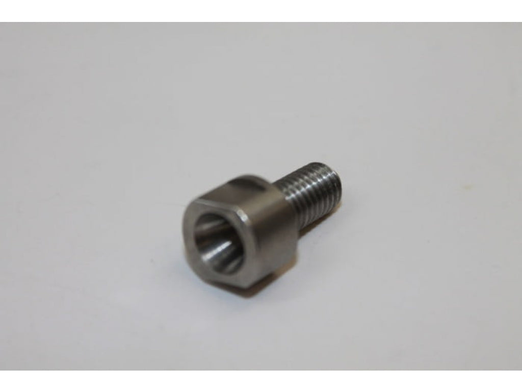 Special chrome plated bolt, top of post, chassis #s 85501 through 87825, 2 reqd. Fits Convertible D and Roadster.