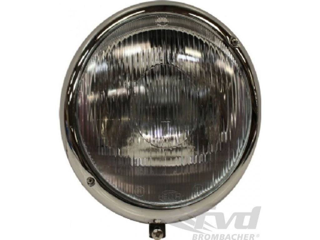 EURO Headllight 356 A/B/C (chrome), Symmetrical, with Hella Glass, without E-identification