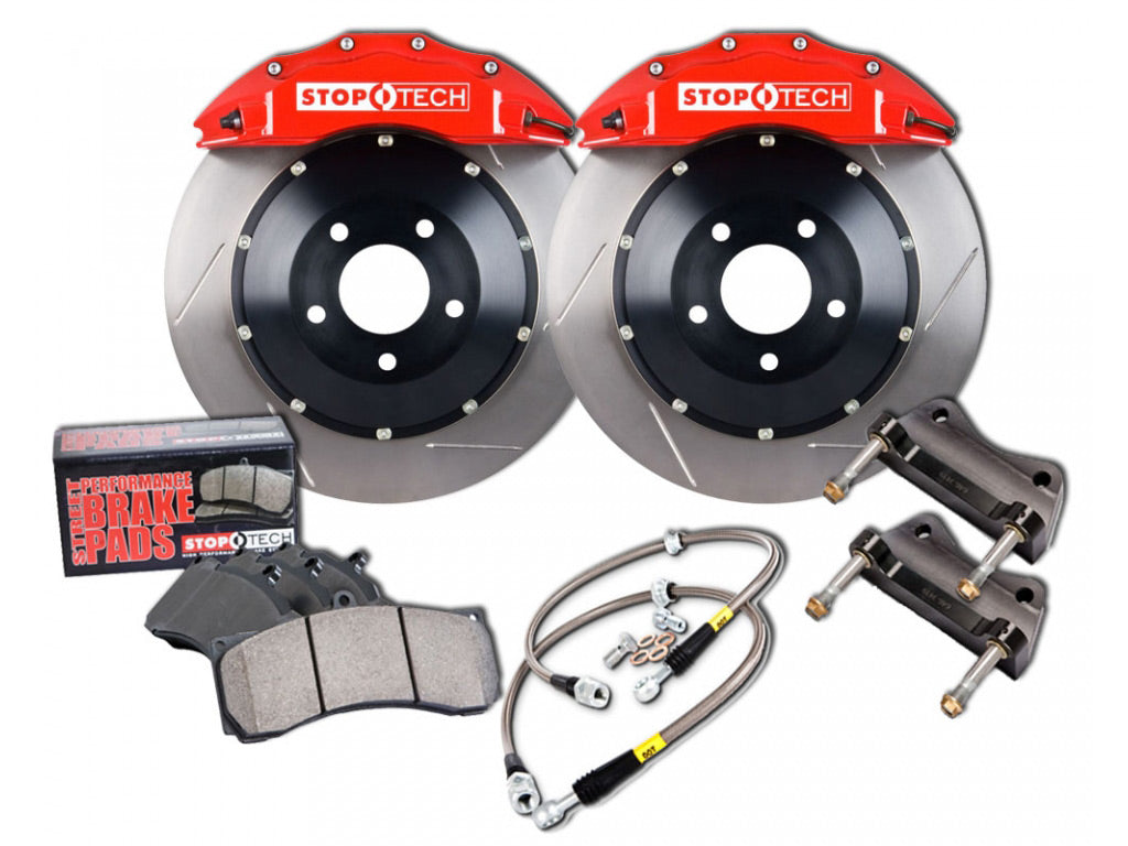 Stoptech Big Brake Kit Front Slotted Red Caliper