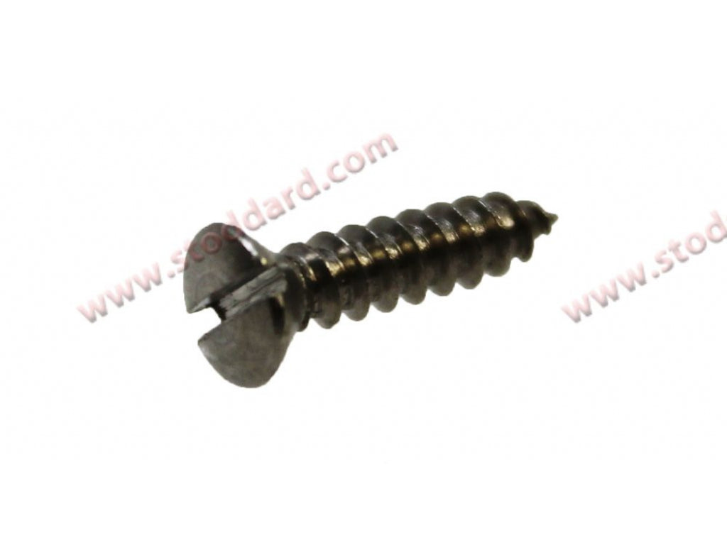 Oval Head Sheetmetal Screw, 2.9 x 13 Stainless Steel.