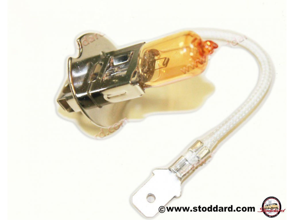 H3 Bulb 6-Volt 55W SSW Yellow for Use in Fog or Driving Lamps