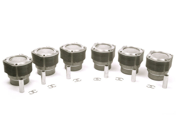 mahle PISTON AND CYLINDER KIT (SET OF SIX); 914-6 1970-72 911t