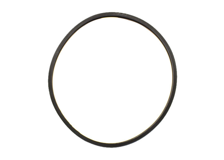 Rubber seal, air cleaner bucket to filter housing, for carbureted and mechanically injected cars. Fits 65-73.