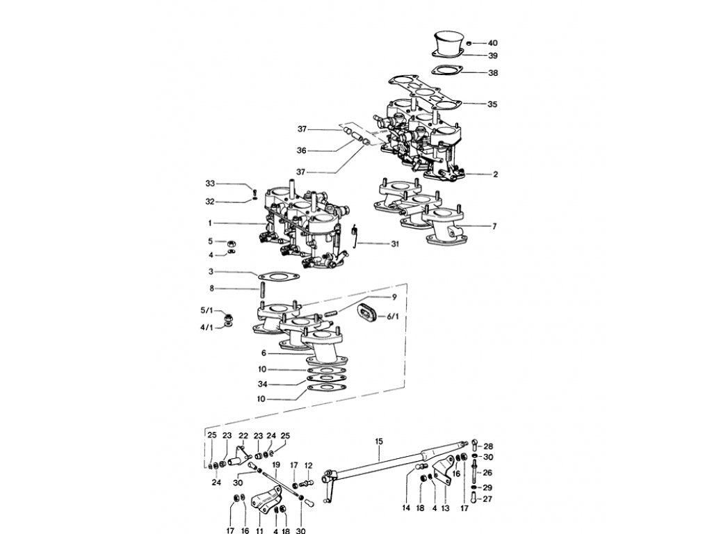 throttle return spring for carb linkage