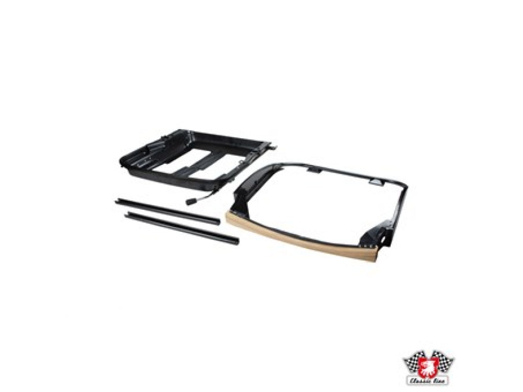 Seat frame, bottom and backrest, metal, left. Without seat adjusters - can be bought seperate