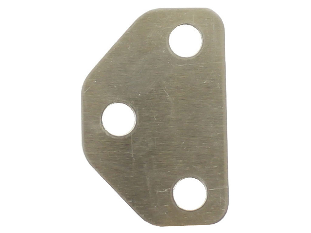Plate for hinge, 2 reqd per door. Fits 1965-1973.