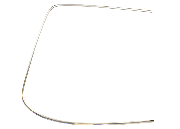 Bright aluminum trim, right front