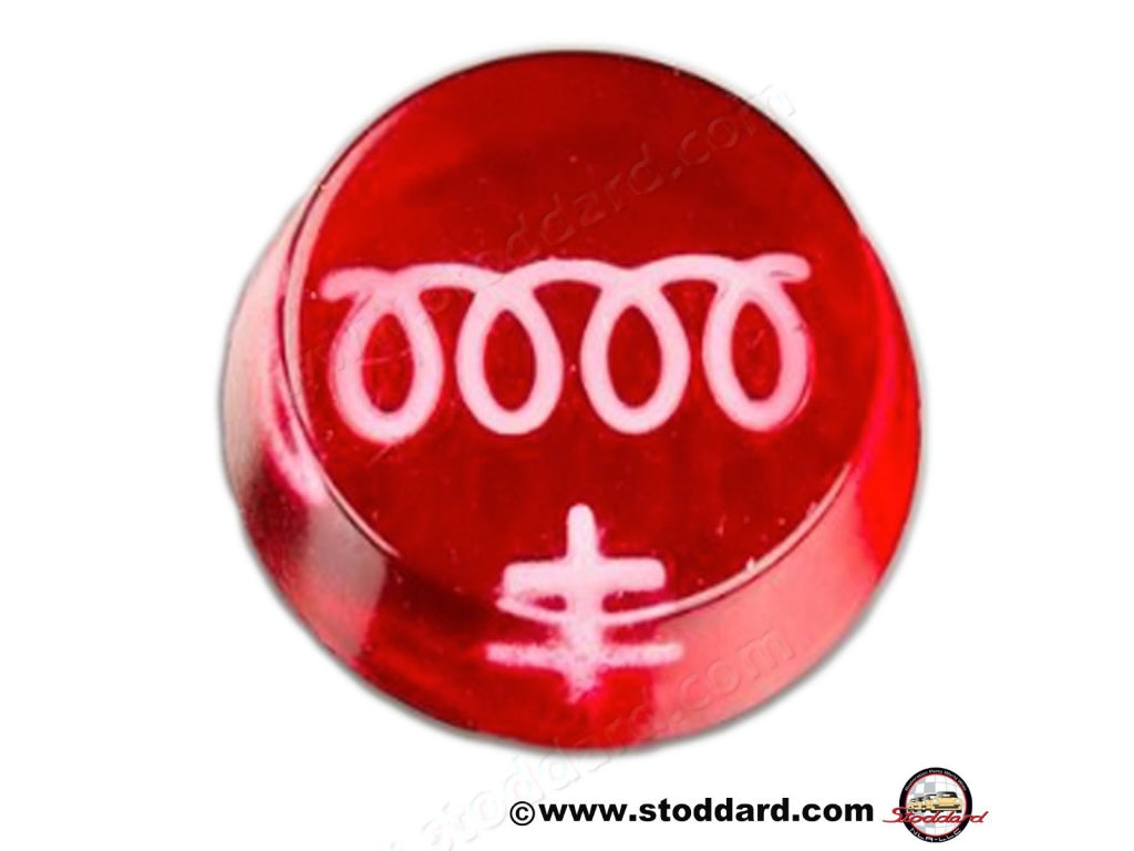 Switch Cap with symbol for optional heating